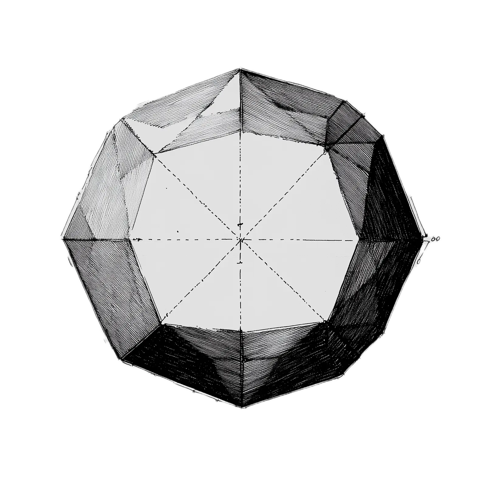 A photo of a gemstone drawing