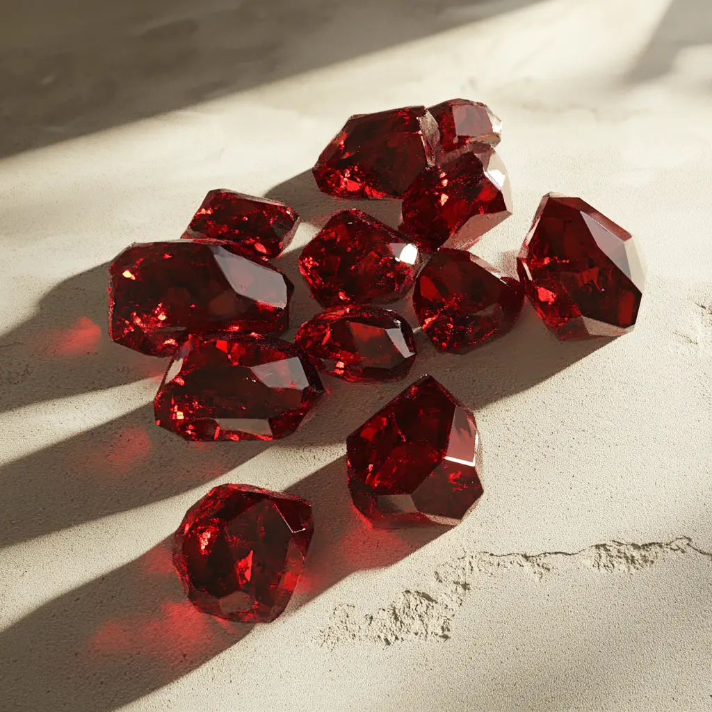 Mozambique garnet gemstone image